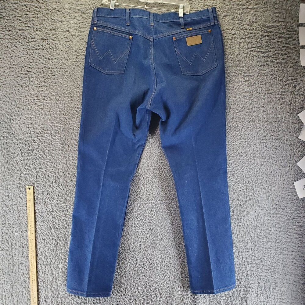 Wrangler Jeans Mens 40x34 Blue Classic Fit 13MWZ Original Cowboy Cut Denim